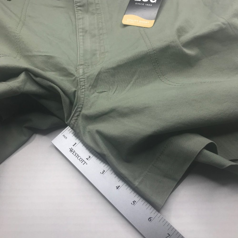 Lee Women's 14M Hi-Rise Regular Fit Deeplichengreen Utility Short New With Tags - Picture 9 of 13